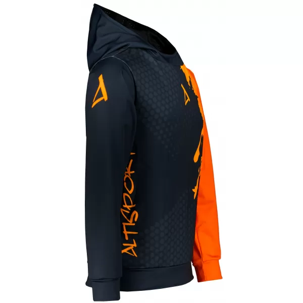  Muška premium funkcionalna majica ALTISPORT VOJ/ALM112MI01 CRNO-FLUO NARANČASTA 