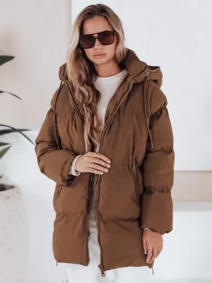 Ženska jakna DSTREET TY3245 KARAMELA