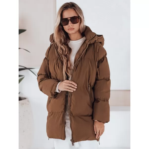  Ženska jakna DSTREET TY3245 KARAMELA 