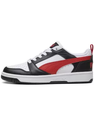Dječje cipele PUMA REBOUND V6 LO JR 39383304 PUMA BIJELA/CRVENA/CRNA
