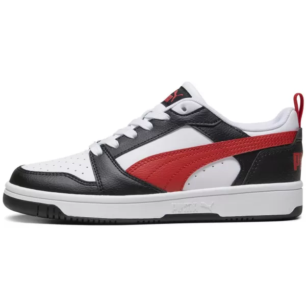  Dječje cipele PUMA REBOUND V6 LO JR 39383304 PUMA BIJELA/CRVENA/CRNA 