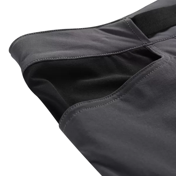  Muške softshell hlače ALPINE PRO AKAN 2 TAMNOSIVA 