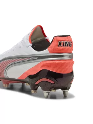 Muške nogometne čizme PUMA KING ULTIMATE MXSG 10881701 PUMA WHITE/PUMA SILVER