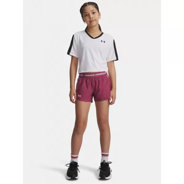  Kratke hlače za djevojčice UNDER ARMOUR G TECH PLAY UP SHORT 1390075-659 CRVENA 