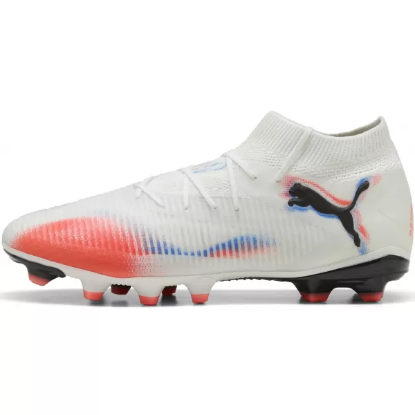  Muške cipele PUMA FUTURE 8 PRO FG/AG 10858801 WHITE/ BIJELA/PUMA CRNO/BLISTAVO CRVENO 