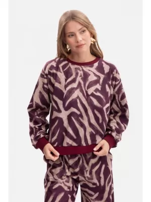 Ženski sweatshirt BEWEAR B303 LJUBIČASTA