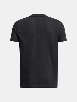 Majica za dječake UNDER ARMOUR VANISH SEAMLESS SS 1388130-001 CRNA
