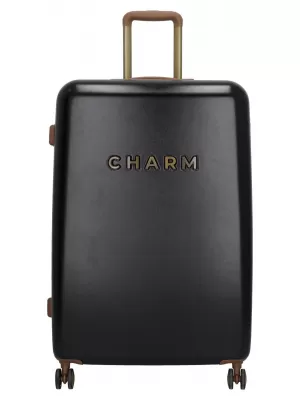Kofer CHARM LONDON CAPETOWN L CRNA