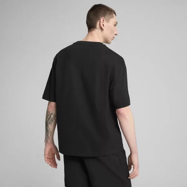  Košulja PUMA WARDROBE ESS BOXY TEE 62964501 PUMA CRNA 
