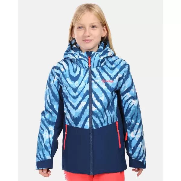  Djevojka skijaška jakna KILPI SAMARA-JG ZJ0112KI TAMNOPLAV 