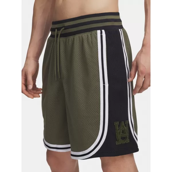  Muške kratke hlače UNDER ARMOUR UA M COURTSIDE SHORT 6004087-390 ZELENA 