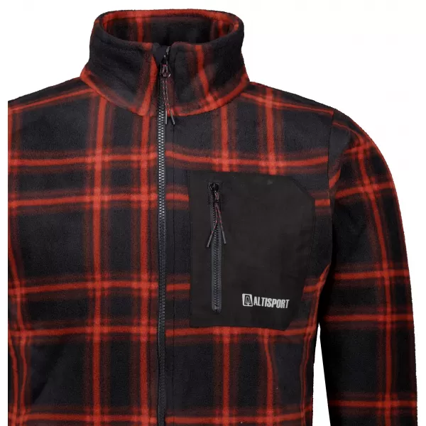  Muški sweatshirt ALTISPORT SERAN ČERVENÁ NARANČASTA 