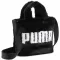 Ženska torba PUMA UP FAUX FUR MINI SHOPPER BAG 09171301 PUMA CRNA
