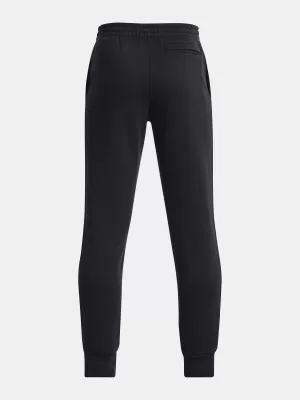 Trenirke za dječake UNDER ARMOUR UA RIVAL FLEECE JOGGERS 1379787-001 CRNA