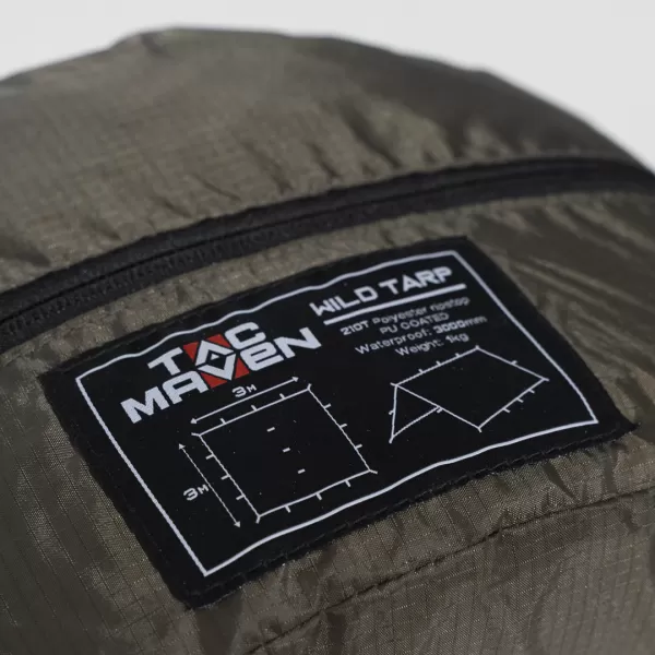  sklonište PENTAGON WILD TARP 3X3M D19026 SMEĐE SIVA 