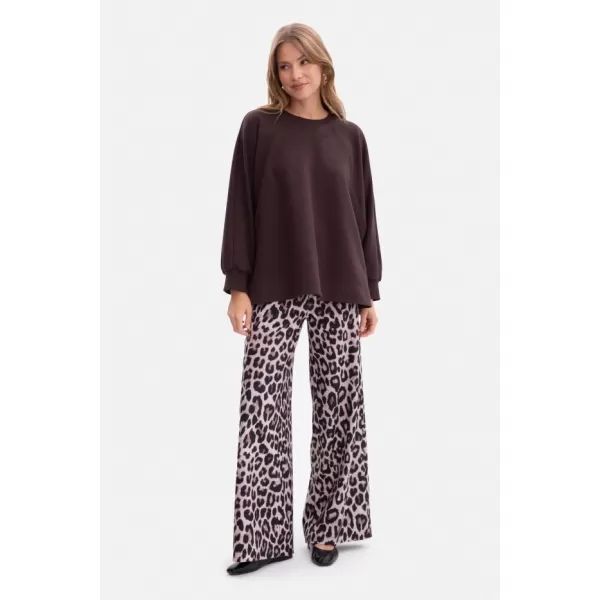  Ženski sweatshirt BEWEAR B306 TAMNA ČOKOLADA 