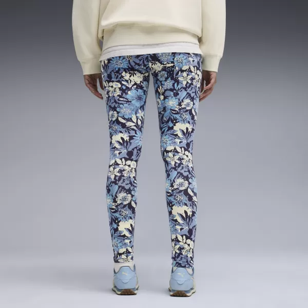  Ženske tajice PUMA ESS NATURE 2 0 AOP LEGGINGS 68808034 HLADNA PLAVA 