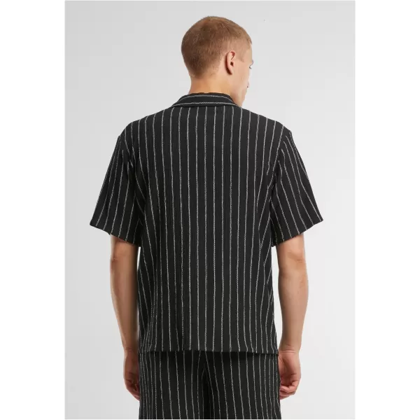  Košulja URBAN CLASSICS TB7342 CRNO/OFFWHITE 