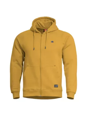 Majica PENTAGON PHAETON HOOD ZIP SWEATER K09021 TOSKANSKO ŽUTA
