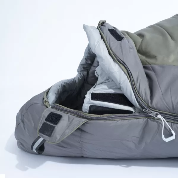  Vreća za spavanje PENTAGON MUMMY SLEEPING BAG 360GR/M² D19003 SMEĐE SIVA/MJEŠ 