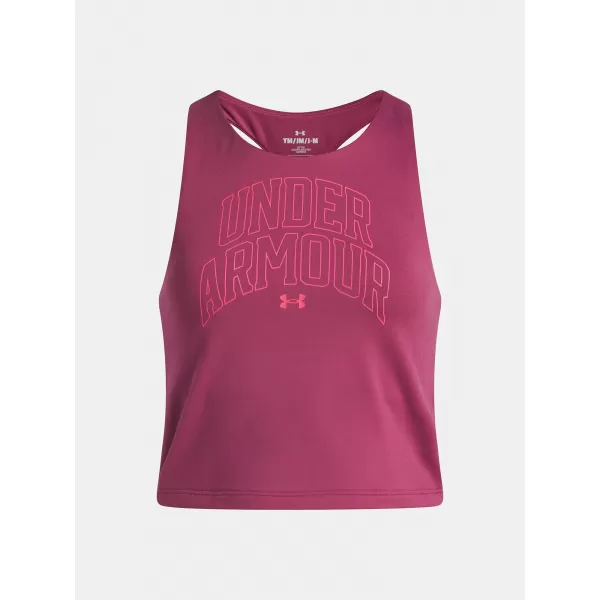  Majica bez rukava za djevojku UNDER ARMOUR UA MOTION BRANDED TANK 6006029-659 CRVENA 