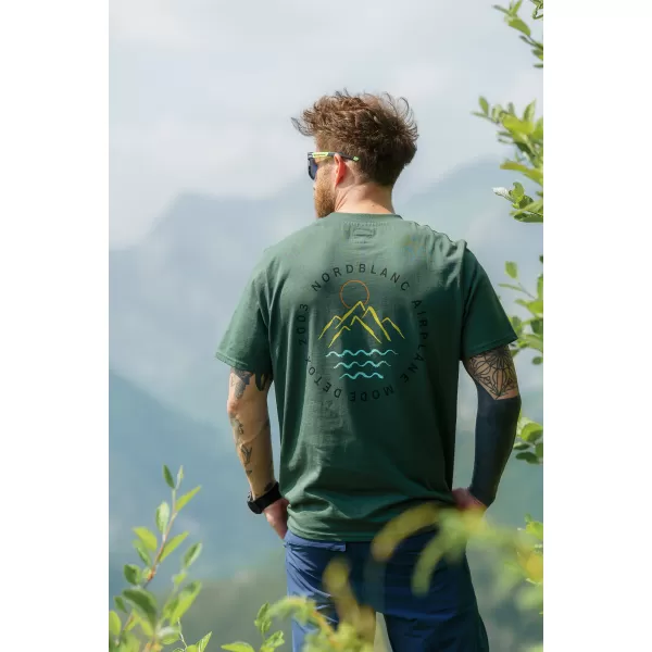  Košulja NORDBLANC RUMBLE NBSMT8160 TAMNOZELENA 