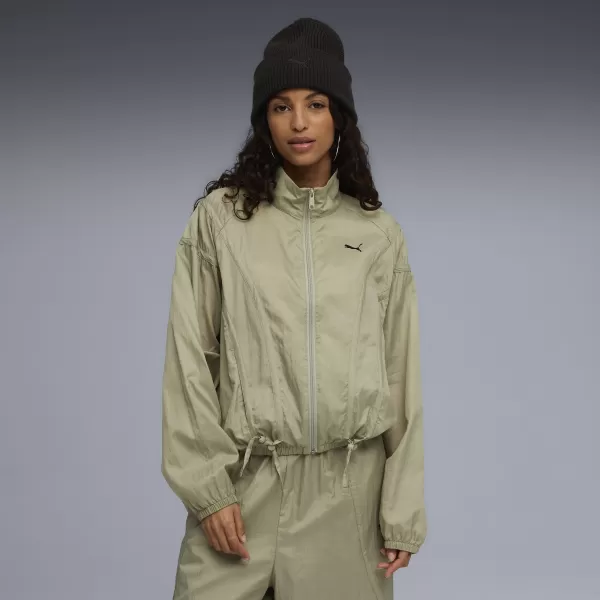  Ženska jakna PUMA DARE TO OVERSIZED WOVEN JACKET 63214882 LUX VOJSKA 