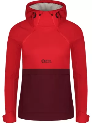 Ženski softshell anorak NORDBLANC NBWSL8275 CRVENA