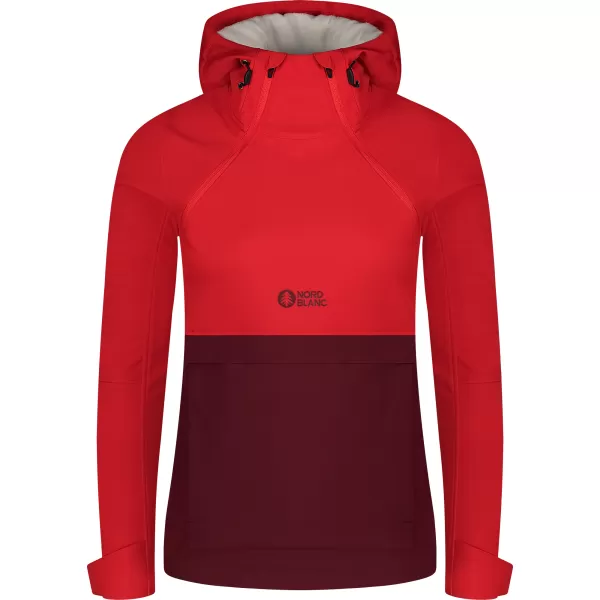  Ženski softshell anorak NORDBLANC NBWSL8275 CRVENA 