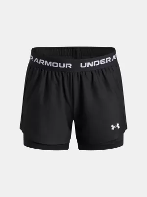 Kratke hlače za djevojčice UNDER ARMOUR UA TECH PLAY UP 2N1 SHORT 6004985-005 CRNA