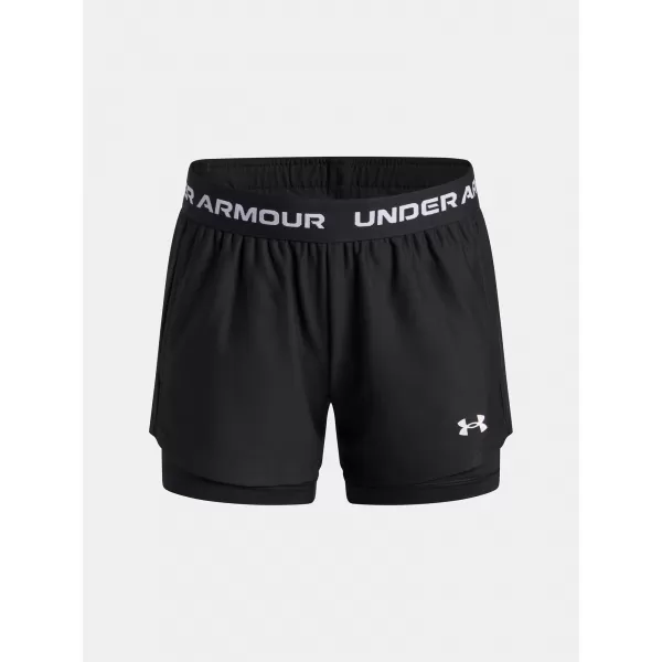  Kratke hlače za djevojčice UNDER ARMOUR UA TECH PLAY UP 2N1 SHORT 6004985-005 CRNA 