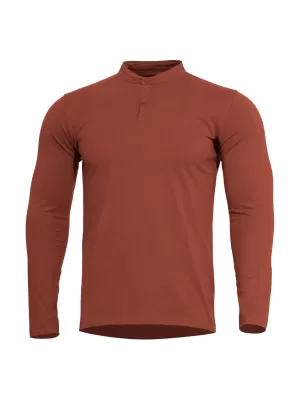 košulja PENTAGON ROMEO 2.0 HENLEY SHIRT K09016 KESTENJASTO CRVENA