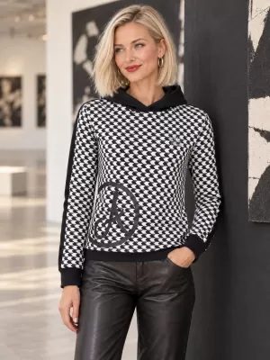 Ženska majica ALTISPORT GILL CRNO/BIJELO