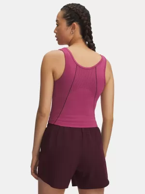 Ženska majica bez rukava UNDER ARMOUR UA VANISH SEAMLESS TANK CRVENA
