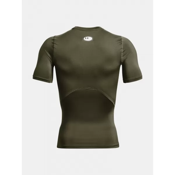  Muška majica kratkih rukava UNDER ARMOUR UA HG ARMOUR COMP SS 1361518-390 ZELENA 