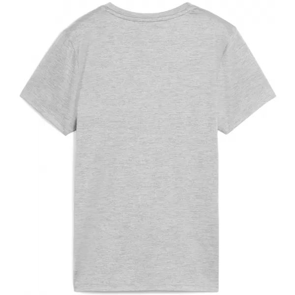  Košulja PUMA W TAD ESSENTIAL HEATHER LOGO TEE 52589304 SVIJETLO SIVA HEATHER 