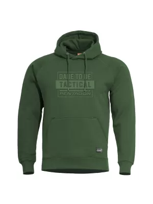 Majica PENTAGON PHAETON HOOD SWEATER K09021-DT 83 SPRINGBOK ZELENA