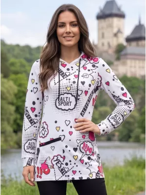 Ženska majica ALTISPORT GITA BIJELA