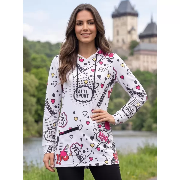  Ženska majica ALTISPORT GITA BIJELA 