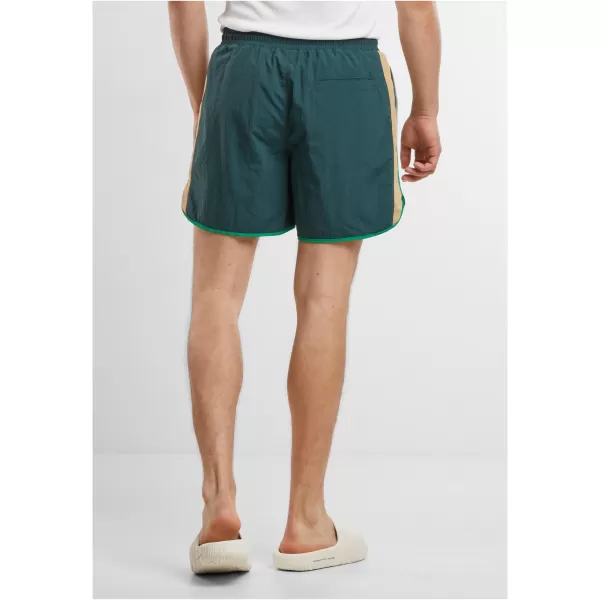  Muške kratke hlače za plivanje URBAN CLASSICS TB7348 TAMNOZELENE BOJE 