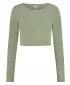 Ženska majica kratkih rukava URBAN CLASSICS TB7807 MATCHA ZELENA