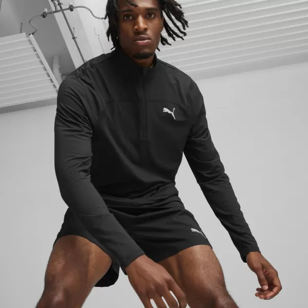  Sportska majica PUMA RUN CLOUDSPUN 1/4 ZIP 52499201 PUMA CRNA 