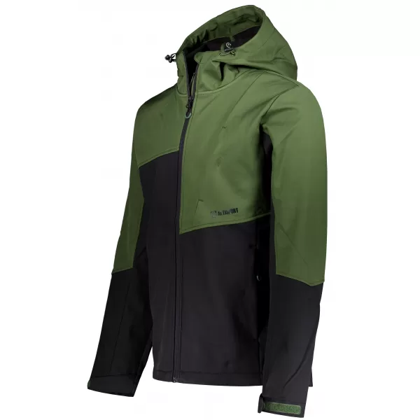  Muška softshell jakna ALTISPORT GAN KAKI/CRNA 