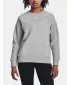 Ženski sweatshirt UNDER ARMOUR UA RIVAL FLEECE CREW 1379508-012 SIVA
