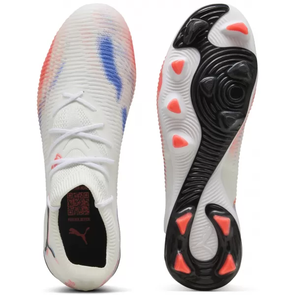  Muške cipele PUMA FUTURE 8 MATCH FG/AG 10859301 WHITE/ BIJELA/PUMA CRNO/BLISTAVO CRVENO 