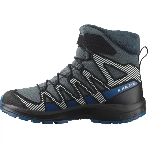  Dječje cipele SALOMON XA PRO V8 WINTER WATERPROOF J TURBULENCIJA/CRNA/TAMNOPLAVA 
