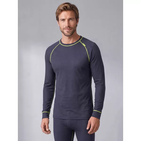  Muški termo set ALTISPORT GAIN TAMNO SIVA/LIMETA 