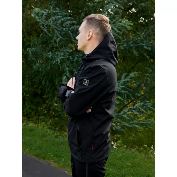  Muška softshell jakna ALTISPORT NEWET CRNA 