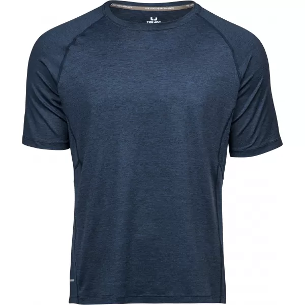  Muška majica kratkih rukava TEE JAYS | TJ 7020 TAMNOPLAVI MELANGE 