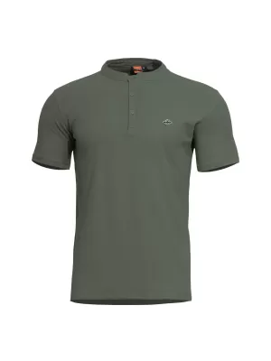 majica PENTAGON LEVANTES HENLEY T-SHIRT K09025 KAMUFLAŽNO ZELENA